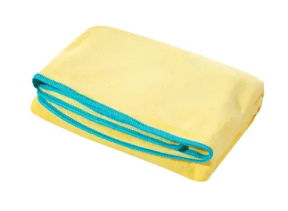 Ręcznik plażowy 80x160 IGA szybkoschnący żółty z mikrofibry