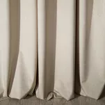 Zasłona gotowa na przelotkach 140x250 MELANIE welwetowa beżowa o aksamitnej strukturze - 5
