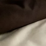 Pościel z makosatyny 140x200 LUNARA beżowa brązowa z ozdobnym sznurem pasmanteryjnym - 3