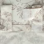Zasłona na taras 155x200 GARDEN 12 kremowa w tunelu wodoodporna z motywem roślinnym - 3