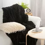 Koc futrzany 130x270 ADORE czarny - 7