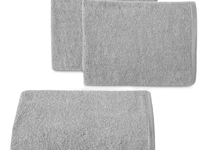 Ręcznik bawełniany 50x100 GŁADKI 1 jednokolorowy srebrny