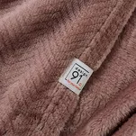 Koc 200x200 CINDY 5 ceglany puszysty w jodełkę Design 91 - 7