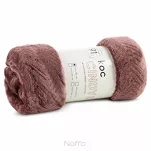 Koc 200x200 CINDY 5 ceglany puszysty w jodełkę Design 91 - 3