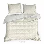 Pościel satynowa 160x200 SPRING 100 ciemny beż z ornamentem roślinnym z kolekcji Classic - 6