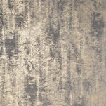 Zasłona na przelotkach 140x250 RENIA welwetowa stalowa z szampańskim przecieranym wzorem - 2