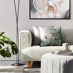Poszewka welwetowa 45x45 VELVET 195 zielona pudrowa - 2