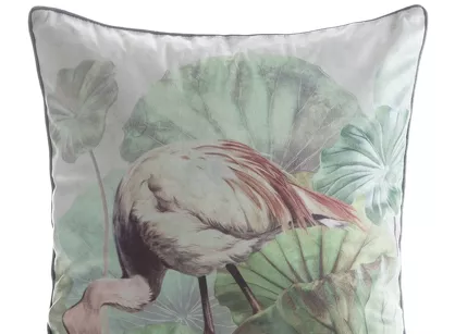 Poszewka welwetowa 45x45 VELVET 195 zielona pudrowa