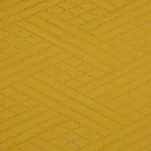 Narzuta 170x210 BONI 4 musztardowa pikowana z mikrofibry geometryczny wzór - 3