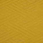 Narzuta 170x210 BONI 4 musztardowa pikowana z mikrofibry geometryczny wzór - 5