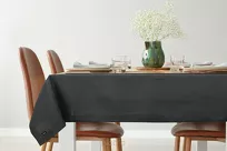 Bieżnik 40x140 STELLA 2 czarny mereżka zdobiony kantą - 2