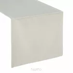 Bieżnik welwetowy 40x140 VELVET biały wykończony mankietem - 5