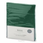 Prześcieradło z bawełny renforce z gumką 220x200 zielone BASIC - 6