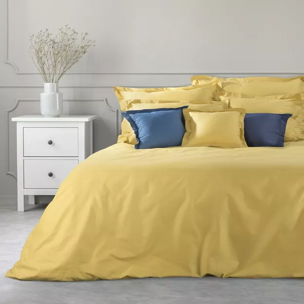 Poszwa na kołdrę bawełniana 180x200 NOVAC musztardowa