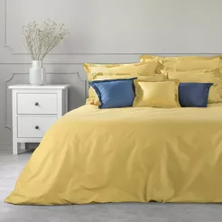 Poszwa na kołdrę bawełniana 180x200 NOVAC musztardowa