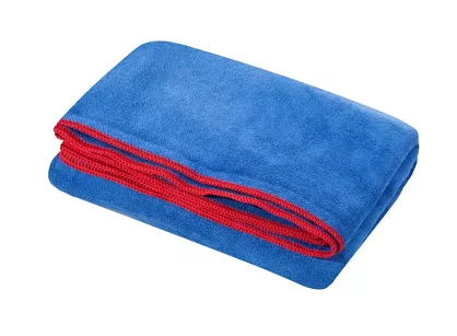 Ręcznik plażowy 80x160 IGA szybkoschnący granatowy z mikrofibry