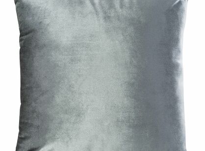 Poszewka welwetowa 40x40 SAMANTA grafitowa o subtelnym połysku
