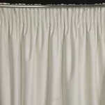 Zasłona na taśmie MARIELA welwetowa kremowa z szampańskim nadrukiem - 9