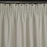 Zasłona na taśmie MARIELA welwetowa kremowa z szampańskim nadrukiem - 10