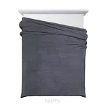 Koc 150x200 LORI stalowy puszysty jednokolorowy z kolekcji Design 91 - 5