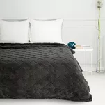 Koc 220x200 CARO stalowy puszysty typu flano z wytłaczanym wzorem Design 91 - 7