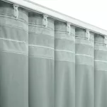 Zasłona na taśmie flex 140x300 MADLEN welwetowa jednokolorowa srebrna - 10