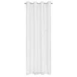 Firana na przelotkach 140x250 ELLISSA biała o strukturze siatki - 3