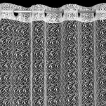 Firana na przelotkach 140x250 ELLISSA biała o strukturze siatki - 4