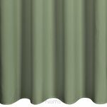 Zasłona na taśmie 140x270 RITA jednokolorowa oliwkowa z miękkiej tkaniny - 5