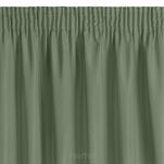 Zasłona na taśmie 140x270 RITA jednokolorowa oliwkowa z miękkiej tkaniny - 4