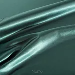 Obrus 140x220 GLAMO zielony z bieżnikiem 33x220 połyskującym złotą nicią - 3