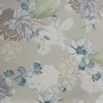 Pościel z mikrowłókna 220x200 JULIA beżowa z wzorem kwiatów Design 91 - 4