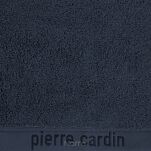 Ręcznik 70x140 EVI Pierre Cardin granatowy zdobiony bordiurą w kolorze ręcznika z logo marki - 2