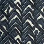 Pościel satynowa 160x200 SPRING 61 ciemny granat z wzorem geometrycznym z kolekcji Classic - 4