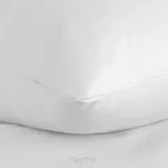 Pościel satynowa 220x200 DINA jednokolorowa gładka biała z kolekcji Diva Line - 3