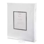 Pościel satynowa 220x200 DINA jednokolorowa gładka biała z kolekcji Diva Line - 6