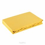 Prześcieradło z satyny bawełnianej z gumką NOVA 3 musztardowe 220x200 - 6