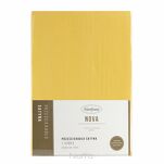 Prześcieradło z satyny bawełnianej z gumką NOVA 3 musztardowe 220x200 - 5