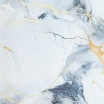 Pościel z mikrowłókna 140x200 VERANO 12 biała stalowa złoty wzór marmurkowy Design 91 - 2