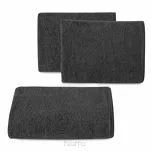 Ręcznik bawełniany 70x140 GŁADKI 1 jednokolorowy czarny - 4