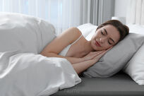 Prześcieradło z bawełny renforce z gumką 160x200 stalowe BASIC - 9