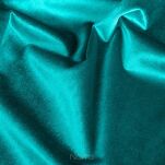 Zasłona na przelotkach 140x250 SAMANTA welwetowa turkusowa o subtelnym połysku - 3