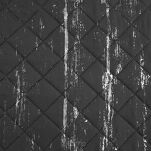 Narzuta z mikrofibry 220x240 BLINK 1 grafitowa pikowana ze srebrnym przecieranym wzorem Design 91 - 3