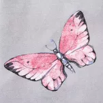 Pościel flanelowa 160x200 31512/2 szara w kolorowe kwiaty - 5