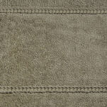 Ręcznik 50x90 MARI jasny brąz z welurową bordiurą w pasy 500 g/m2 - 2