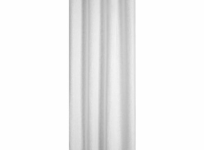 Zasłona na przelotkach 140x250 ESSI biała w stylu eko z błyszczącą nicią