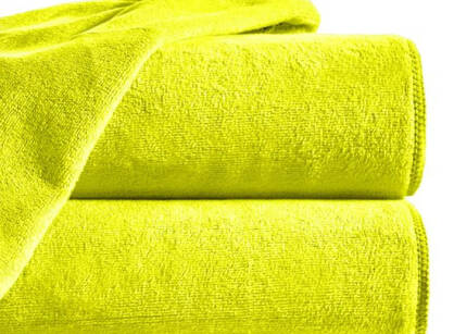 Ręcznik 50x90 AMY szybkoschnący limonkowy z microfibry