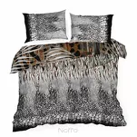 Pościel z makosatyny 160x200 EVA 14 Eva Minge brązowa dwustronna z designerskim wzorem z kolekcji Premium - 7