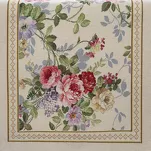 Bieżnik gobelinowy 40x100 4088 naturalny różowy wzór kwiatu wiśni - 2