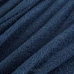 Koc na fotel 70x160 BUKLA granatowy jednokolorowy wzór baranka - 3